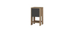 Woody Fashion Nachttisch Ema Anthrazit/Natur