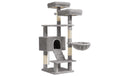 Feandrea Kratzbaum 142 cm, Grau/Beige