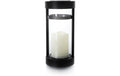 balthasar LED Solar Grablaterne Arimo, Weiss/Schwarz