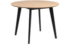 AC Design Esstisch Roxby Schwarz/Natur/Eiche