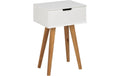 AC Design Nachttisch Mitra Weiss/Eiche