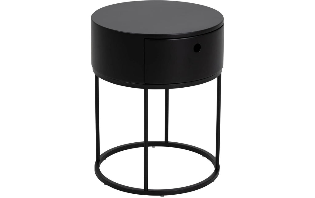 AC Design Nachttisch Polo Schwarz