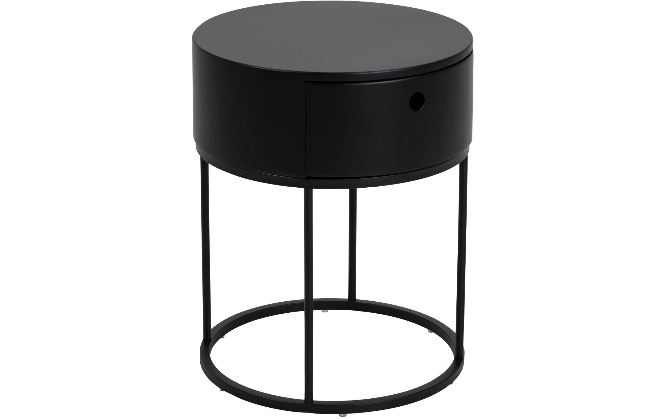 AC Design Nachttisch Polo Schwarz