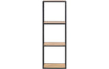 AC Design Wandregal Seaford MDF/Stahl, 24x37x108 cm, Wildeiche
