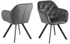 AC Design Esszimmerstuhl Lola Dunkelgrau