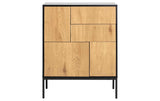 AC Design Sideboard Seaford MDF/Stahl, 80x40x103 cm