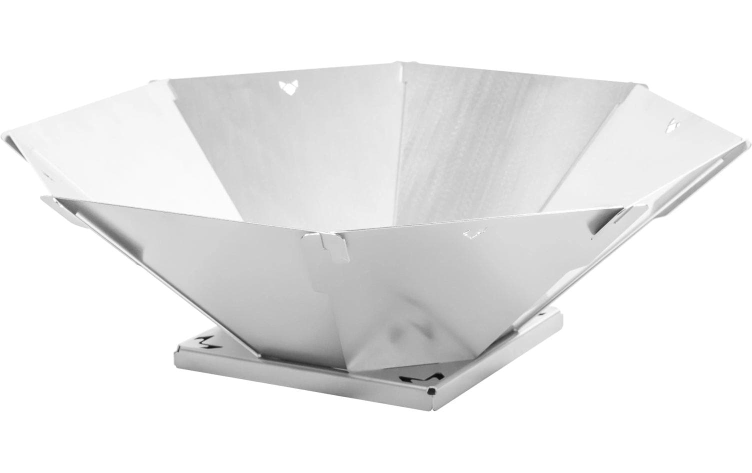 FENNEK Feuerschale Oktagon Edelstahl tragbar 50 cm Grills & Feuerstellen Fennek Grill