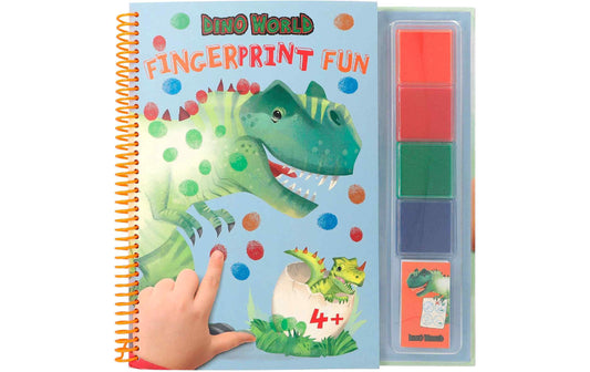 Depesche Malset Dino World 25 Seiten, 4 Stempelfarben