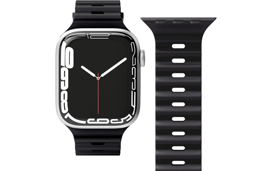 Vonmählen Wave Band Apple Watch 44/45/46/49 mm Black