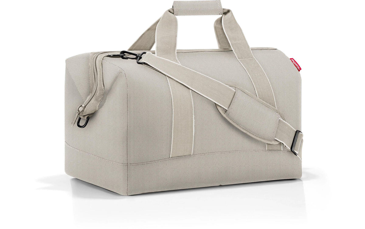 Reisenthel Umhängetasche Allrounder L in hellem Taupe mit Tragegriffen