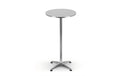 EASYmaxx Stehtisch Rund DM60xH115cm Silber