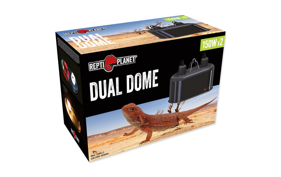 Repti Planet Reflektorlampe Dual Dome 14 cm 2 x 150 W