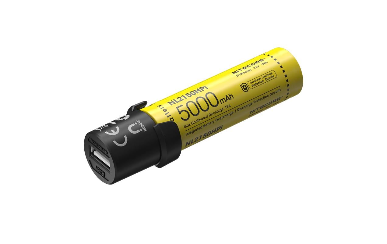 NiteCore NL2150HPi Akku-Set 3-in-1 Schwarz Kunststoff Sport & Freizeit > Camping > Camping Zubehör Nitecore