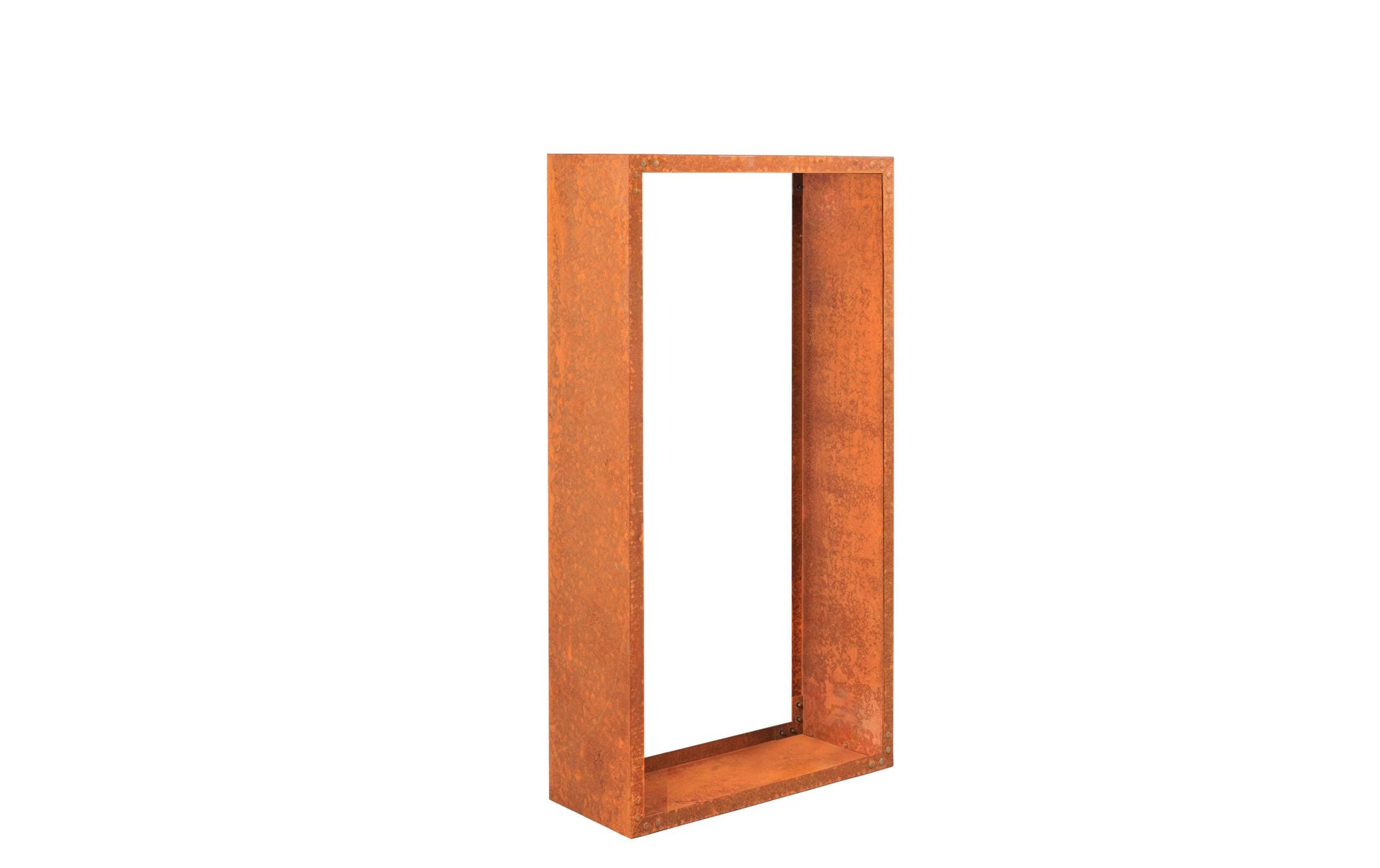 Innovesta Kaminholzregal Corten rostbraun 75 x 35 x 149 cm Garteneinrichtung Innovesta