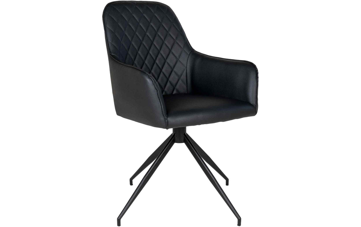 House Nordic Stuhl Harbo 62 x 56 x 89, Schwarz, 1 Stück