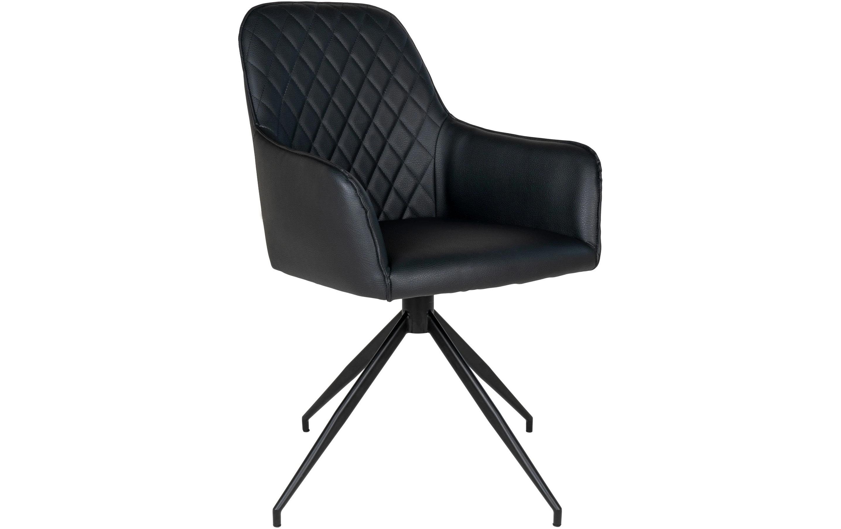 House Nordic Stuhl Harbo 62 x 56 x 89, Schwarz, 1 Stück
