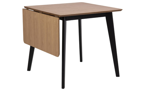 AC Design Esstisch Roxby mit Verlängerung Schwarz/Natur