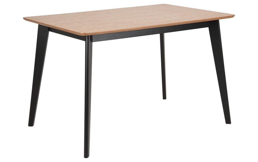 AC Design Esstisch Roxby Schwarz/Natur