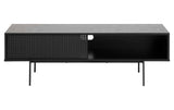 AC Design TV-Möbel Angus Melamin/stahl, 140x40x44,5 cm, Schwarz