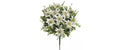 Botanic-Haus Edelweiss-Strauss 29x20 cm(HxB), Kunststoff, Spinnstoff
