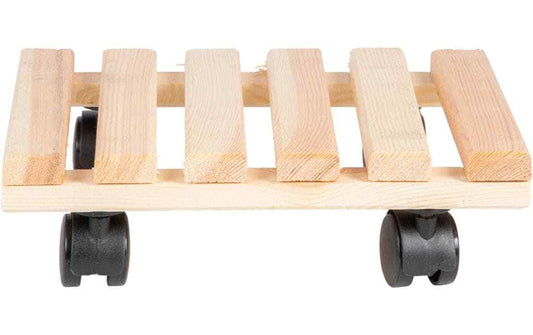 Esschert Design Rolleruntersetzer Quadratisch L Nature/Schwarz