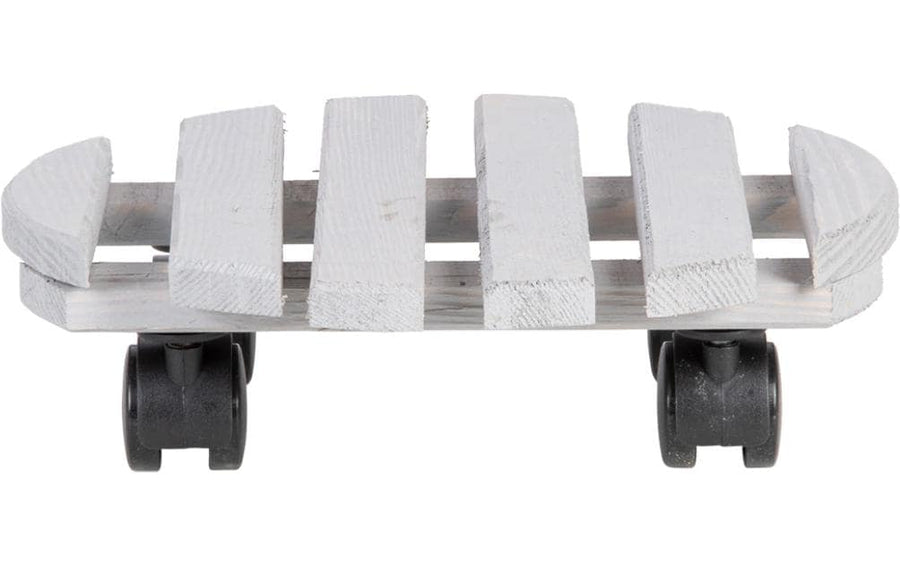 Esschert Design Rolleruntersetzer Rund L Schwarz/Grau