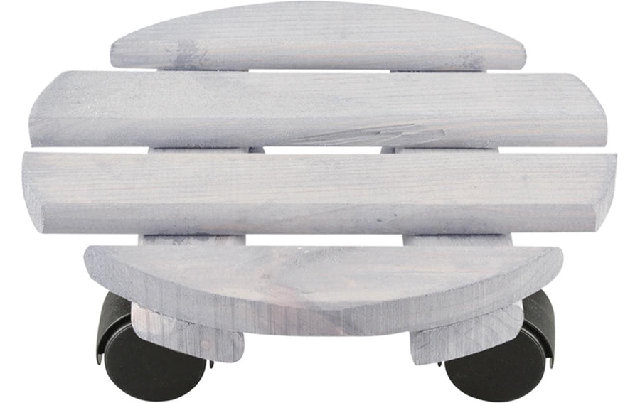 Esschert Design Rolleruntersetzer Rund S Schwarz/Grau