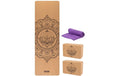 KOOR Yoga Set Matte & Block kork 1xMatte / 2xBlock / 1xTuch