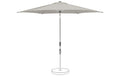 Slide Sonnenschirm Polyester hellgrau 250 cm UV-Schutz Garteneinrichtung Suncomfort by Glatz