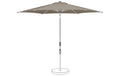 Slide Sonnenschirm 250 cm Polyester Stein-Grau Outdoor Garteneinrichtung Suncomfort by Glatz