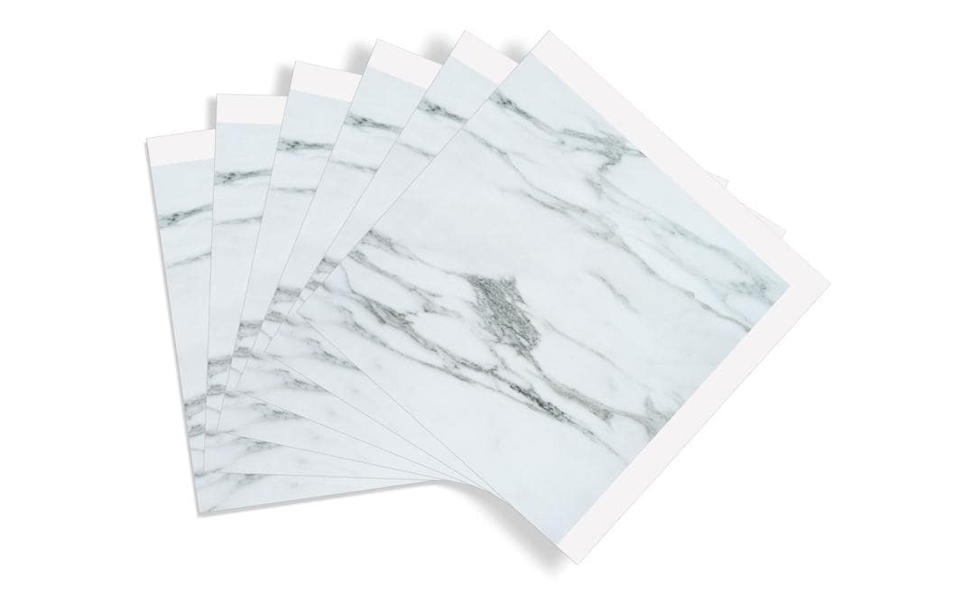 d-c-fix Wandfliesen Premium Marble, 6er Set 30.5x30.5x0.14 cm (BxLxH),PVC selbstklebend