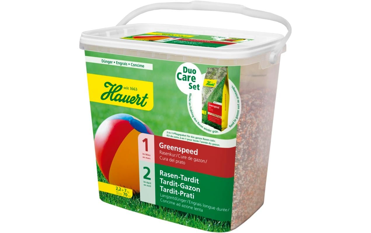 HAUERT Duo CareSet Rasen-Tardit+ Greenspeed 9.2