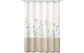 Kleine Wolke Duschvorhang Savannah 100% Polyester, 180x200 cm (BxH)