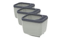 HERBS BUDDY Kräutertopf Set Keramik Hellgrau 3er Set Garten & Outdoor > Pflanzen > Pflanzengefäße Gusta Garden