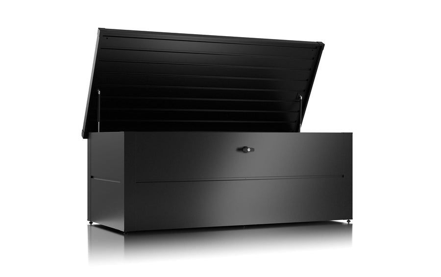 Colibri Gartenbox anthrazit Stahl abschließbar 165 cm Garteneinrichtung Colibri
