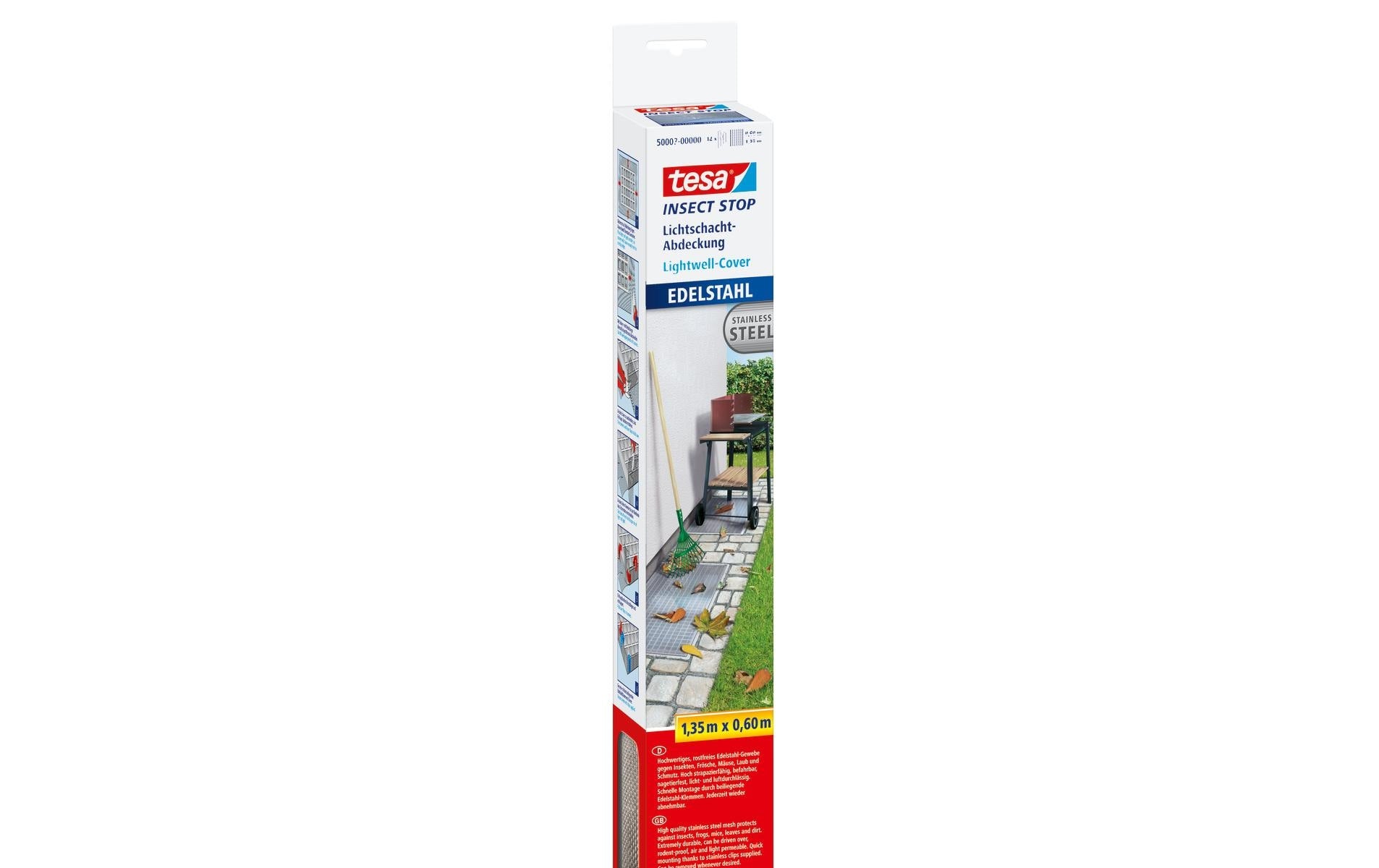 tesa Fliegengitter Fenster Insect Stop 135x60cm Garteneinrichtung tesa