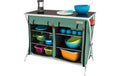 Eurotrail Campingschrank Grau Polyester leicht und robust 80x40x90 cm Sport & Freizeit > Camping > Camping Zubehör Eurotrail