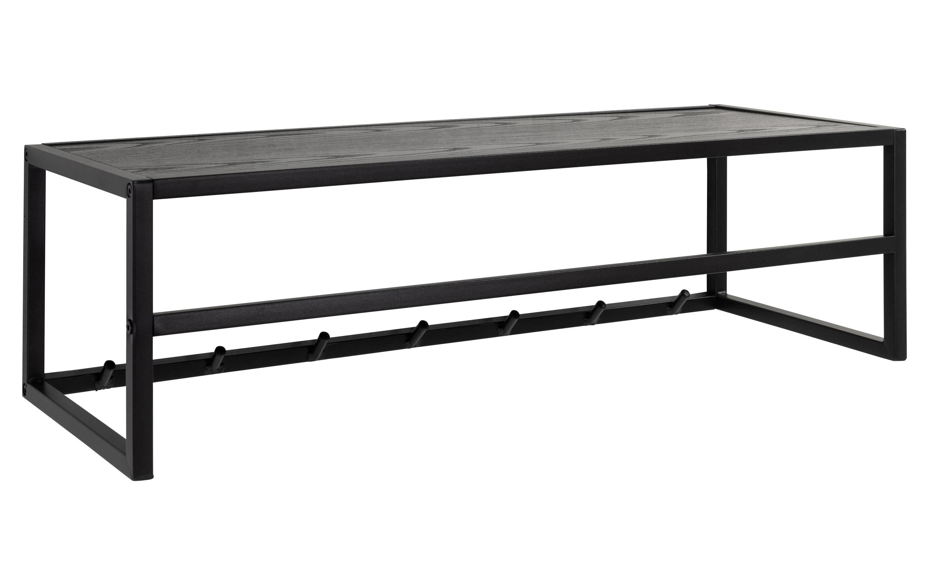 AC Design Wandgarderobe Seaford Schwarz