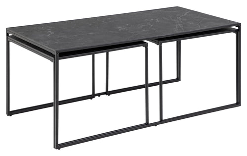 AC Design Infinity x Couchtisch – 120 × 60 × 48 cm – marmoriert