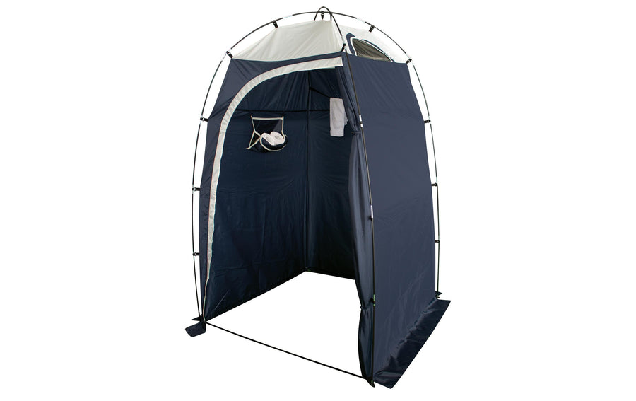 Eurotrail Toilettenzelt Blau Polyester für Camping 120x120x200 cm Sport & Freizeit > Camping > Zelte Eurotrail