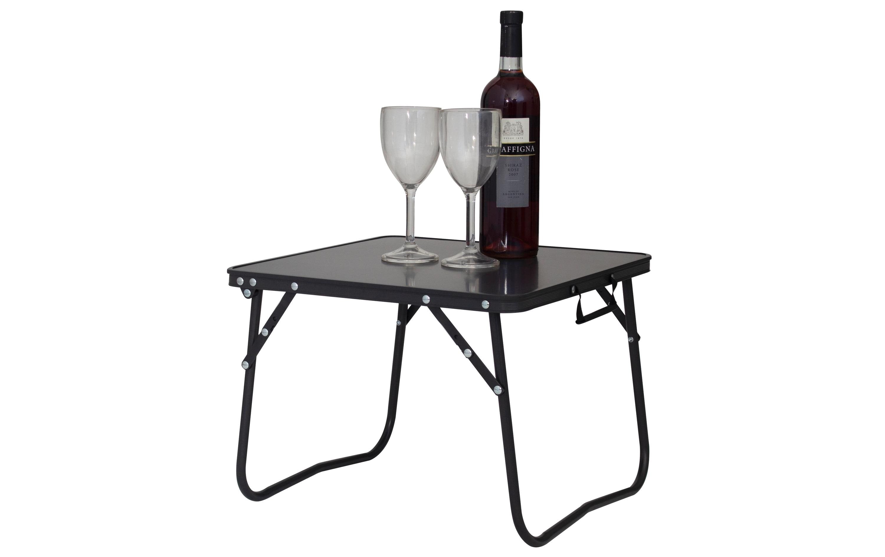 Eurotrail Campingtisch Pescara XS Aluminium Grau 70x70 cm Garten & Outdoor > Gartenmöbel > Gartentische Eurotrail