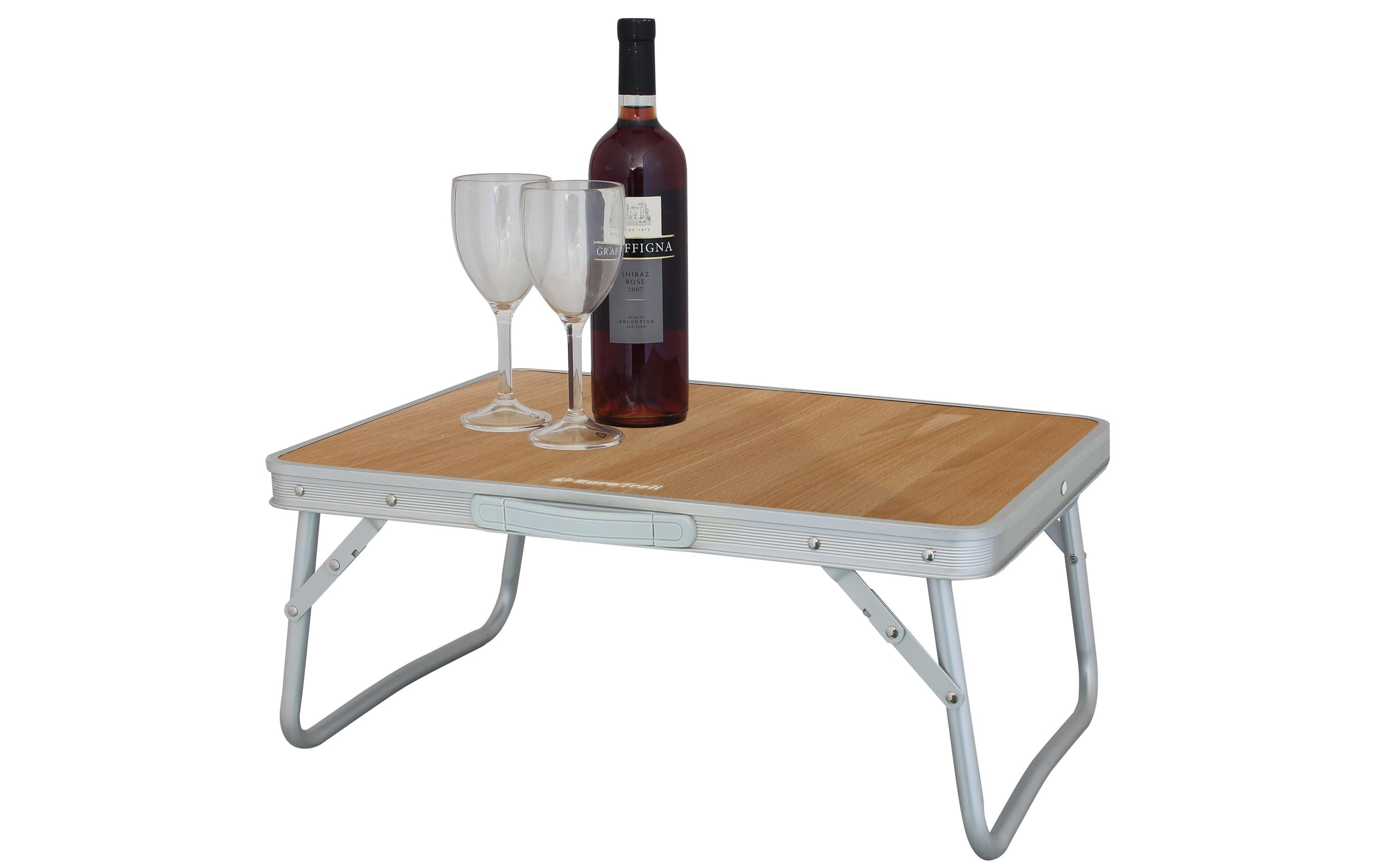 Eurotrail Campingtisch Dornas MDF Grau 120x60 cm Garten & Outdoor > Gartenmöbel > Gartentische Eurotrail