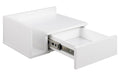 AC Design, Nachttisch Ashlan 40 cm x 16.5 c Weiss
