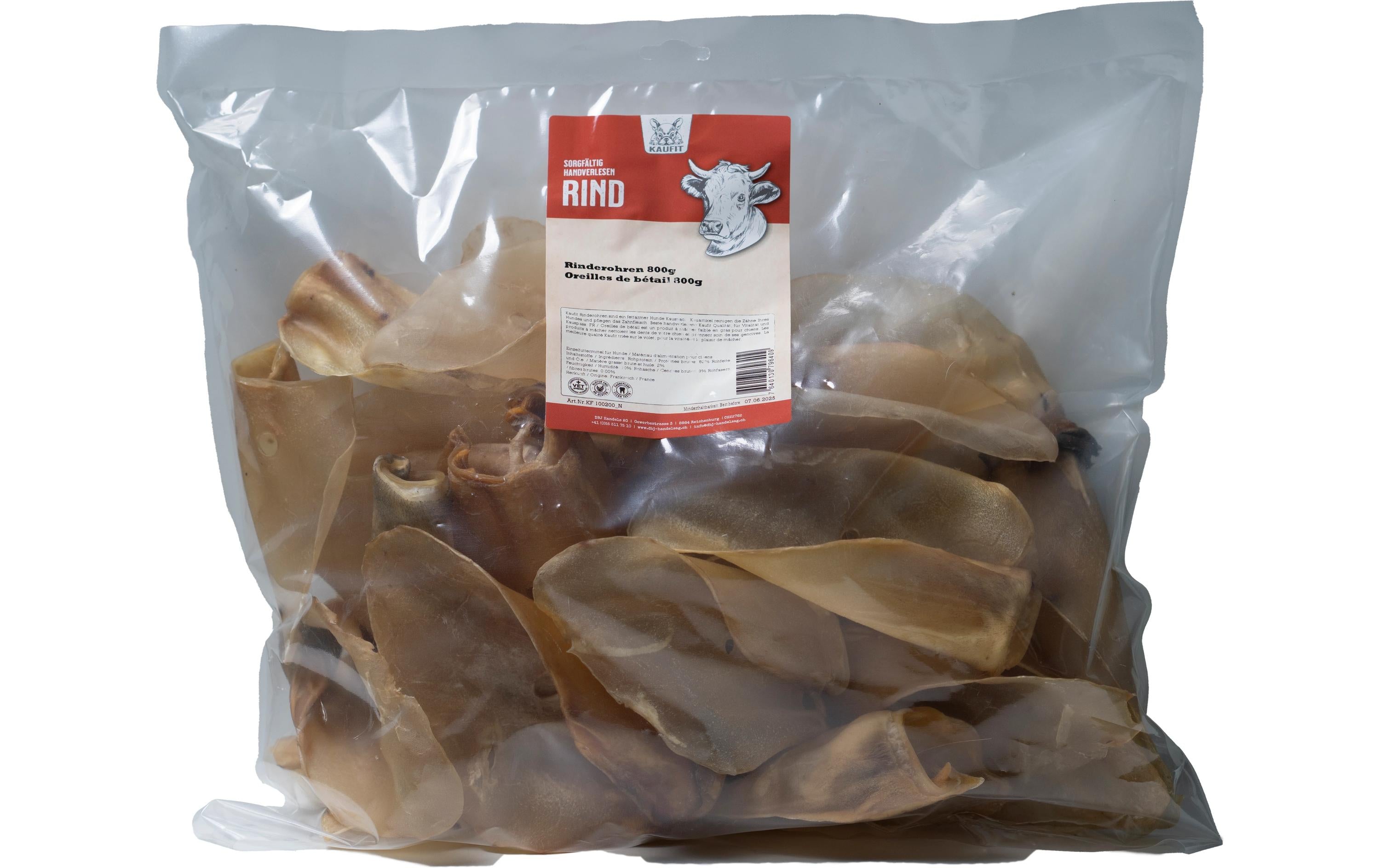 Kaufit Rinderohren 800g 800 g