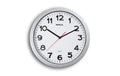 Maul, Wanduhr MAULstep Ø 35 cm, Silber Silber, inkl. 1 Batterie 1.5 V (AA)