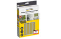 EASYmaxx Fenster-Moskitonetz 150 cm x 130 cm mit Magic Click-System Garteneinrichtung EASYmaxx