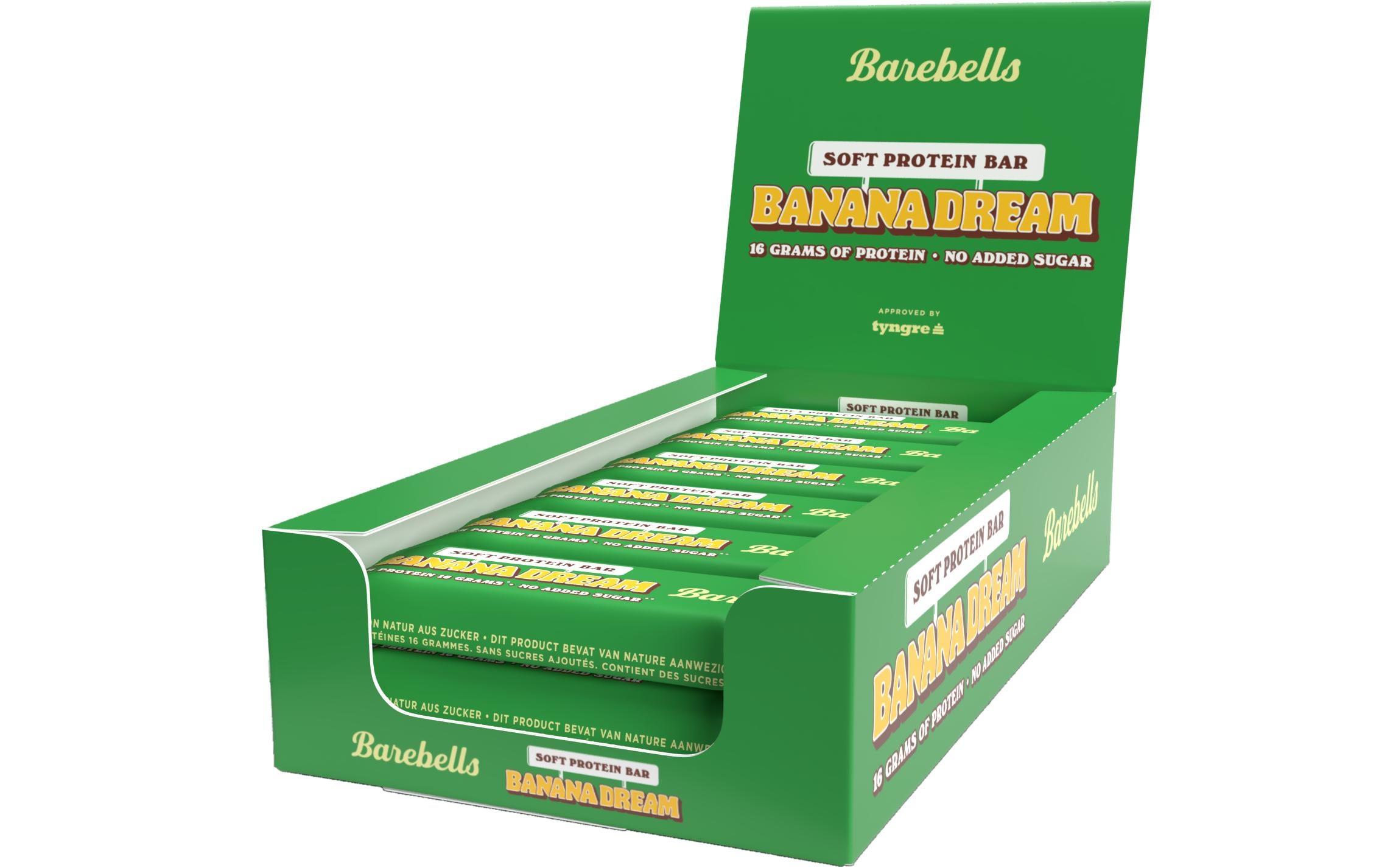 Barebells Riegel Protein Bar, Banana Dream Box mit 12 Riegeln