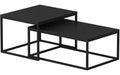 Woody Fashion Couchtisch Leka 2-ert Set