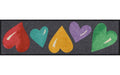Salonlöwe Big Hearts Colorful Fussmatte