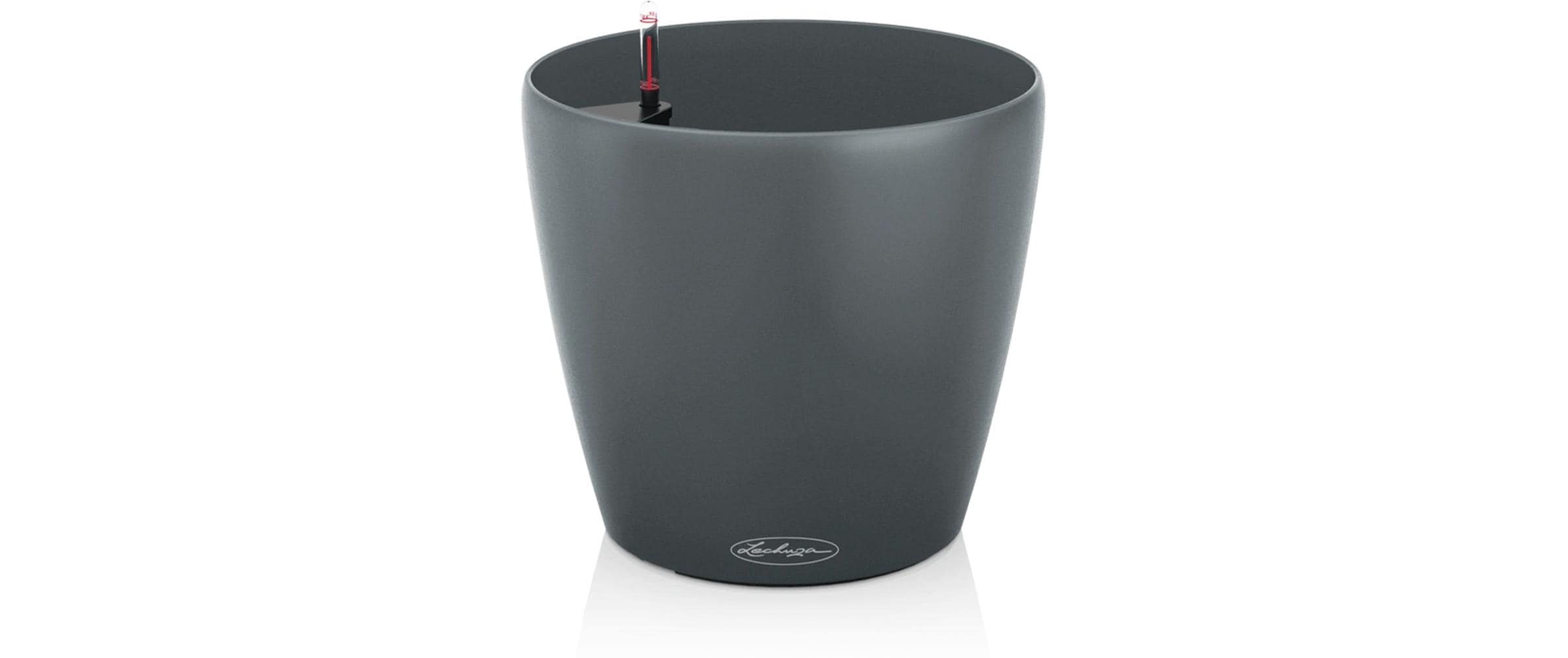 Lechuza CLASSICO Eco Pflanzgefäß Grau Recycelter Kunststoff 35 cm Garten & Outdoor > Pflanzen > Pflanzengefäße Lechuza